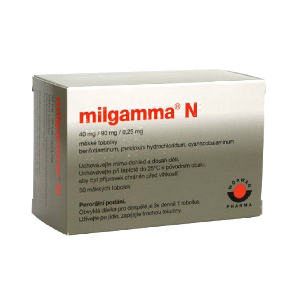 Milgamma N 40 mg / 90 mg / 0,25 mg příbalový leták